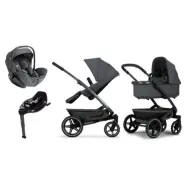 Joolz Geo3 duovagn + Joie i-Level Pro babyskydd + Joie i-Base Encore isofixbas