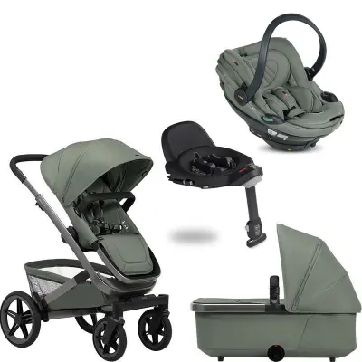 Joolz Geo5 duovagn + BeSafe Go Beyond 2 babyskydd + isofixbas