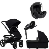 Joolz Geo5 duovagn + Joie i-Level Pro babyskydd + isofixbas