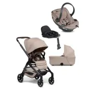 Joolz HUB2 duovagn + BeSafe Go Beyond 2 babyskydd + isofixbas