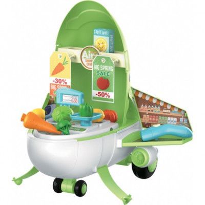 Luna - Affär Flygplan Grön/Vit 32 Delar