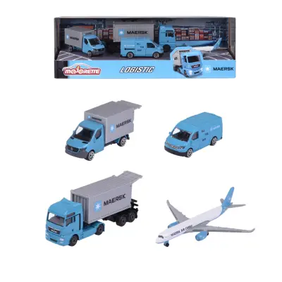 Majorette MAERSK Giftpack 4-pack - Dickie Toys -  Leksaksaffären
