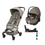 Maxi-Cosi Fame Cabin sulky + Maxi-Cosi Pebble 360 Pro 2 babyskydd + bas