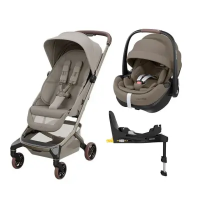 Maxi-Cosi Fame Cabin sulky + Maxi-Cosi Pebble 360 Pro 2 babyskydd + bas