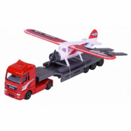 MAN TGA XXL + trailer med flygplan - Transporter - Majorette