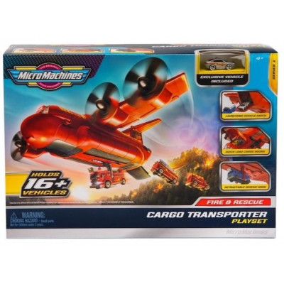 Micro Machines Fire & Rescue Cargo Transporter