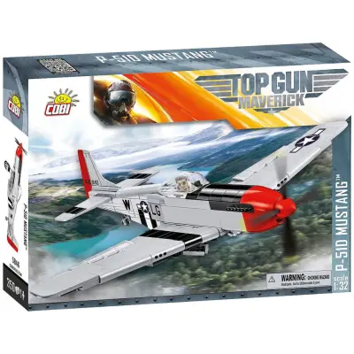North American P-51D Mustang - Top Gun Maverick - Byggklossar - 5846 - COBI - 1:32