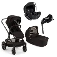 Nuna Demi Next duovagn + Joie i-Level Pro babyskydd + isofixbas