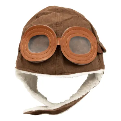 Pilotmössa i Fleece för Barn - Brun