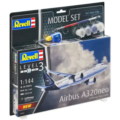 Revell Model set Airbus A320 Neo 1:144 Modellbyggsats - Revell -  Leksaksaffären