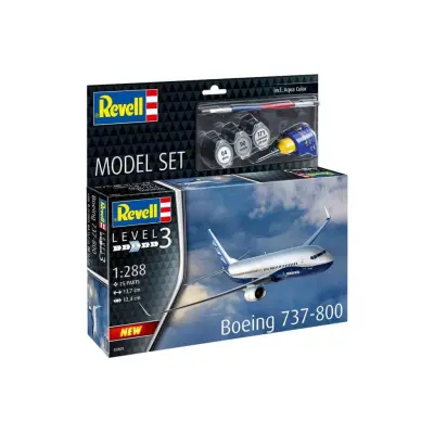 Revell Model set Boeing 737-800 1:288 Modellbyggsats - Revell -  Leksaksaffären