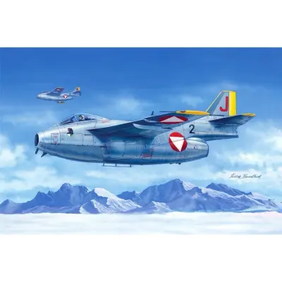 Saab J-29F Tunnan - Byggmodell - 81745 - Hobby Boss - 1:48