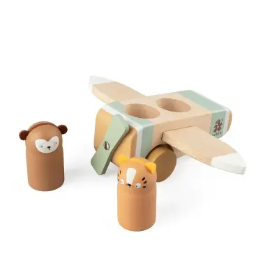 Sebra flygplan i trä, wildlife