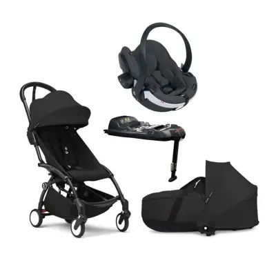 Stokke YOYO3 duovagn + BeSafe iZi Go Modular X2 babyskydd + isofixbas