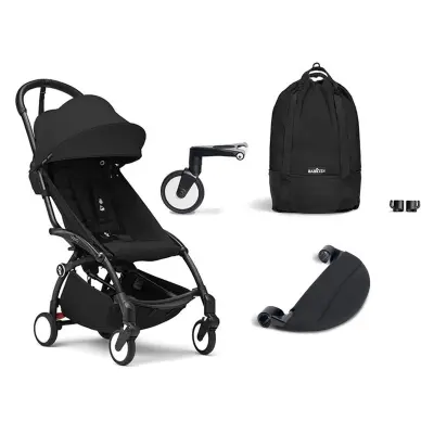 Stokke YOYO3 sittvagn + benstöd och Yoyo bag