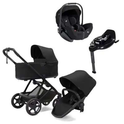 Thule Charm 2-in-1 duovagn + Joie i-Level Pro babyskydd + isofixbas