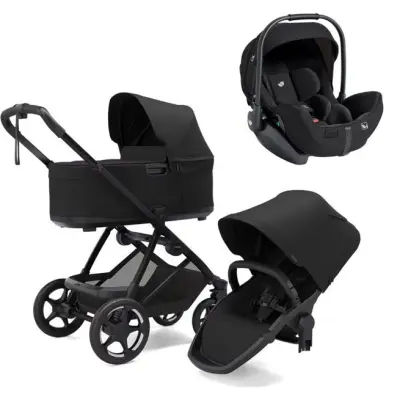 Thule Charm 2-in-1 duovagn + Joie i-Level Pro babyskydd