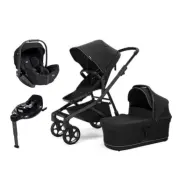 Thule Sleek 2 duovagn + Joie i-Level Pro babyskydd + Joie i-Base Encore isofixbas