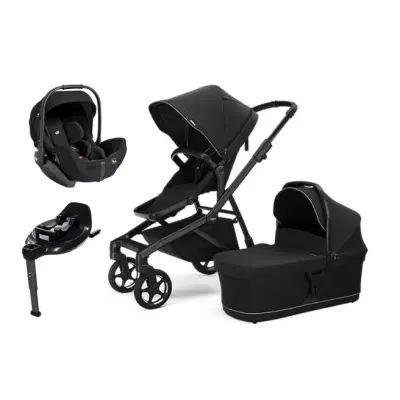 Thule Sleek 2 duovagn + Joie i-Level Pro babyskydd + Joie i-Base Encore isofixbas