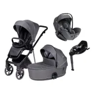 Tinynord Lux duovagn + Joie i-Level Pro babyskydd + isofixbas