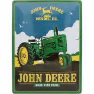 John Deere - Made with Pride - Plåtskylt - 30x40 cm