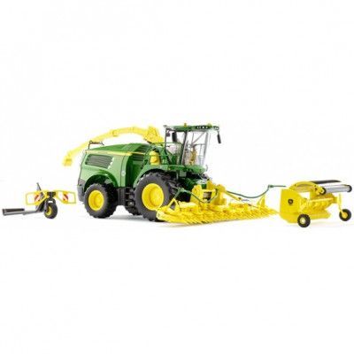 WIKING - Miniature John Deere 8500 Rödder Set Zinc 132 Grön