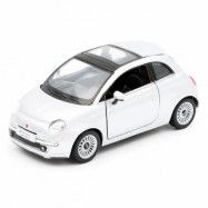 2007 Fiat 500 - Kinsmart - 1:28 - Silver