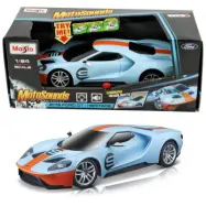 2019 Ford GT Heritage - Ljusblå - Ljud&ljus - Maisto