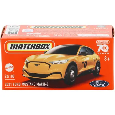 2021 Ford Mustang Mach-E - Gul - Power Grab - Matchbox