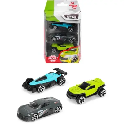 3-pack med Leksaksbilar från Dickie Toys