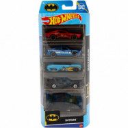 5-pack leksaksbilar - Batman - Hot Wheels