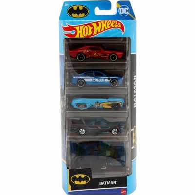 5-pack leksaksbilar - Batman - Hot Wheels