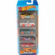 5-pack leksaksbilar - Track Builder - Hot Wheels