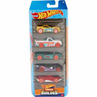 5-pack leksaksbilar - Track Builder - Hot Wheels