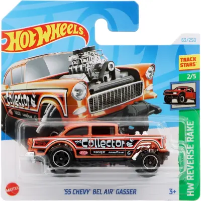 '55 Chevy Bel Air Gasser - Orange - Hot Wheels
