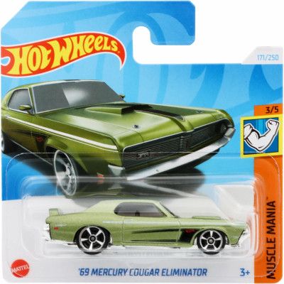 69 Mercury Cougar Eliminator - Muscle Mania - Hot Wheels