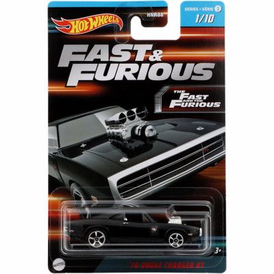 '70 Dodge Charger RT - Svart - F&F - S3 1/10 - Hot Wheels