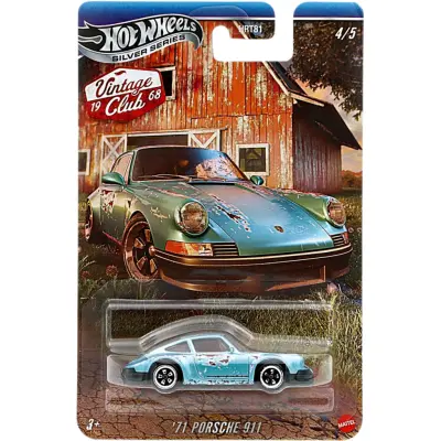 71 Porsche 911 - Blå - Vintage Club 4/5 - Hot Wheels