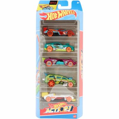 Action - 5-pack leksaksbilar - Hot Wheels
