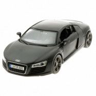Audi R8 - Mattsvart - Maisto - 1:24