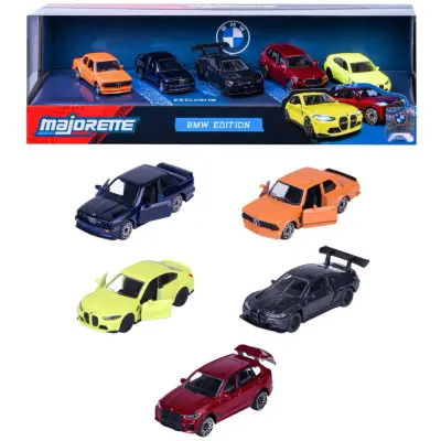 BMW Edition - 5-pack med leksaksbilar - Giftpack - Majorette