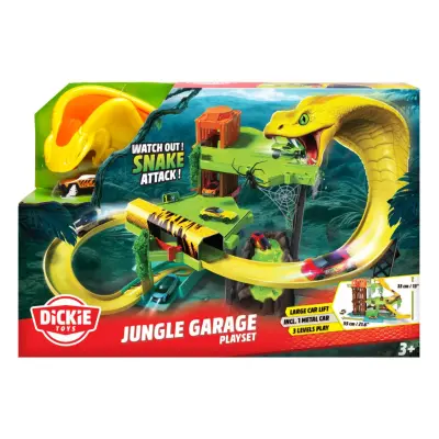 Dickie Toys Jungle Garage Lekset - Dickie Toys -  Leksaksaffären