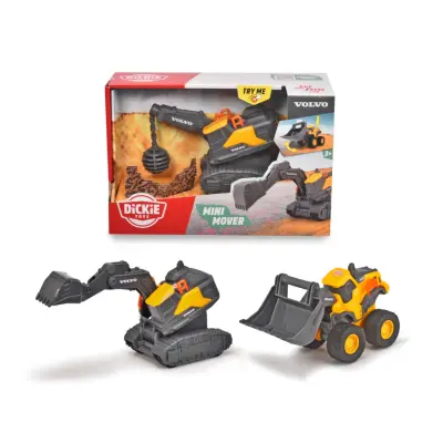 Dickie Toys Volvo Mini Mover Arbetsfordon Frontlastare - Dickie Toys -  Leksaksaffären
