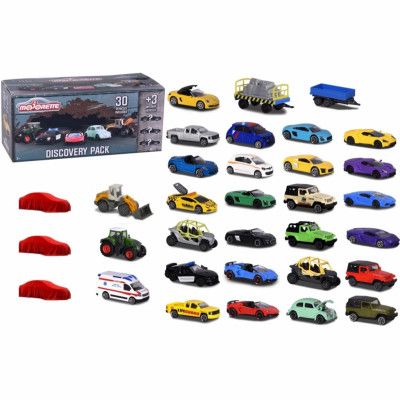 Discovery Pack - 33 bilar - Majorette