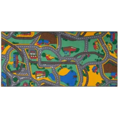 EuroToys Matta Leksaksbilstrafik Land 95 X 200 Cm