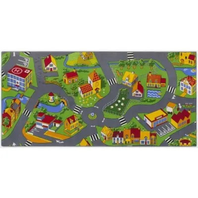 EuroToys - Stor Barnmatta - By - 200 x 95 cm