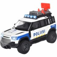 Finsk Polisbil - Land Rover - Majorette Grand Series - 12 cm