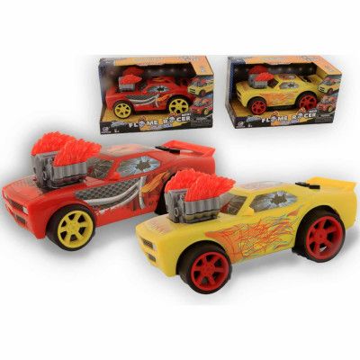 Flame Racer racerbil med ljud och ljus - Röd