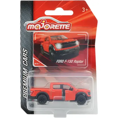 Ford F-150 Raptor - Orange - Premium Cars - Majorette - 8 cm