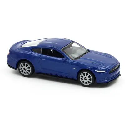 Ford Mustang GT - 2015 - Blå - Welly - 7 cm